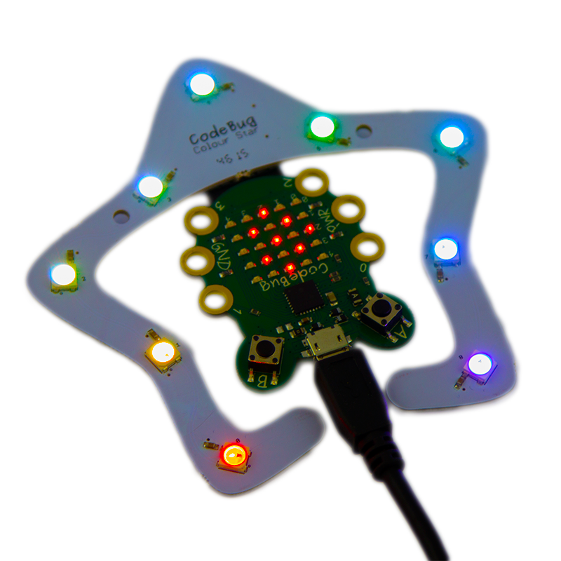 CodeBug + ColourStar