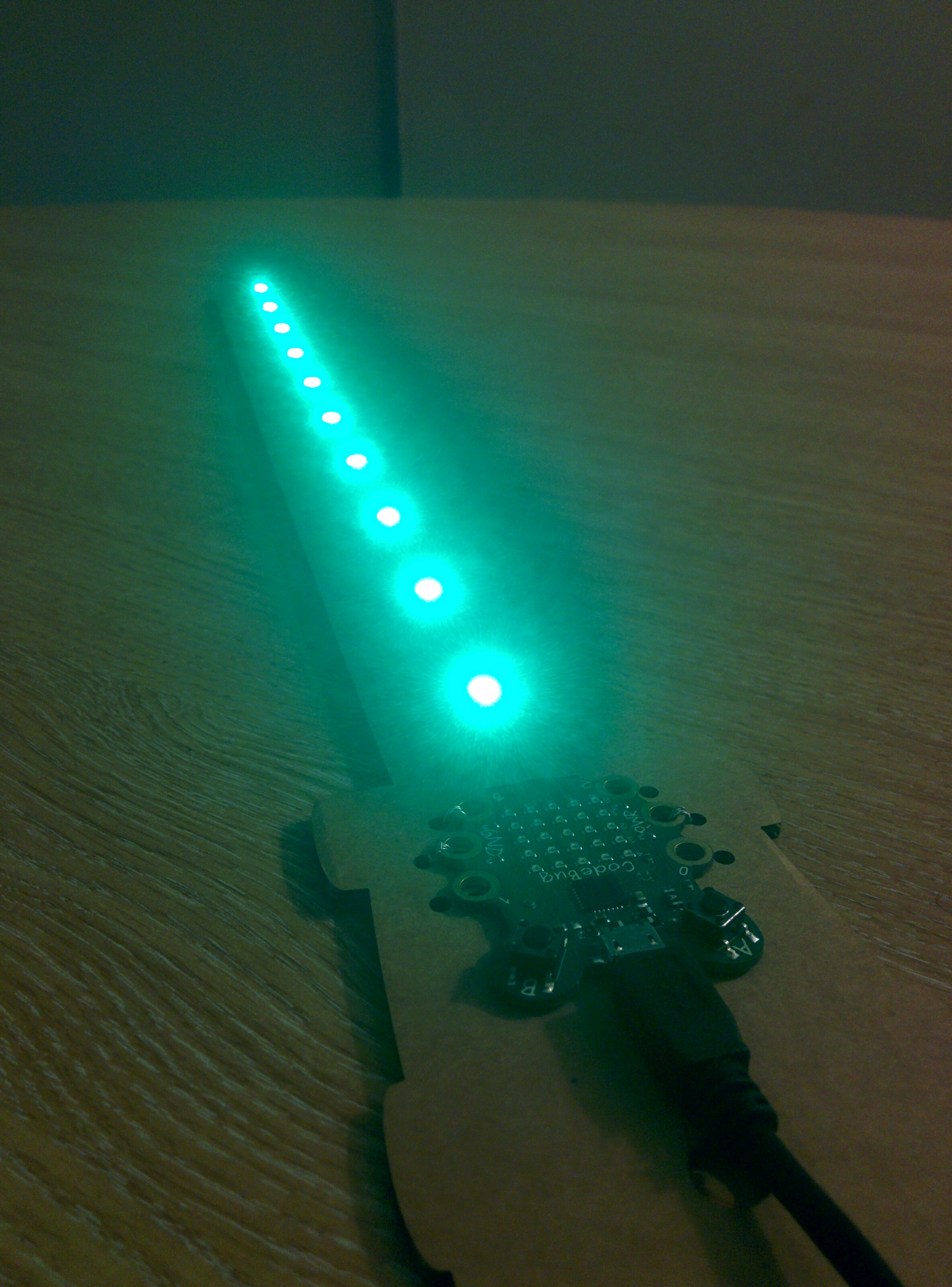 CodeBug Star Wars lightsaber