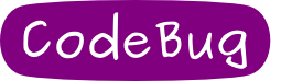 CodeBug Logo (White TM)