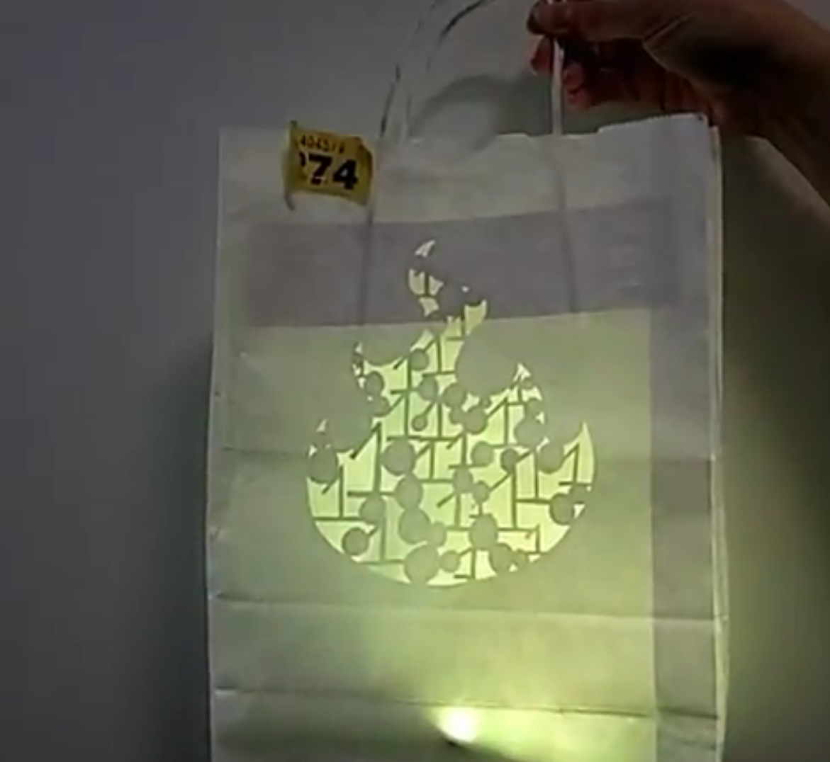 Colour flame bag