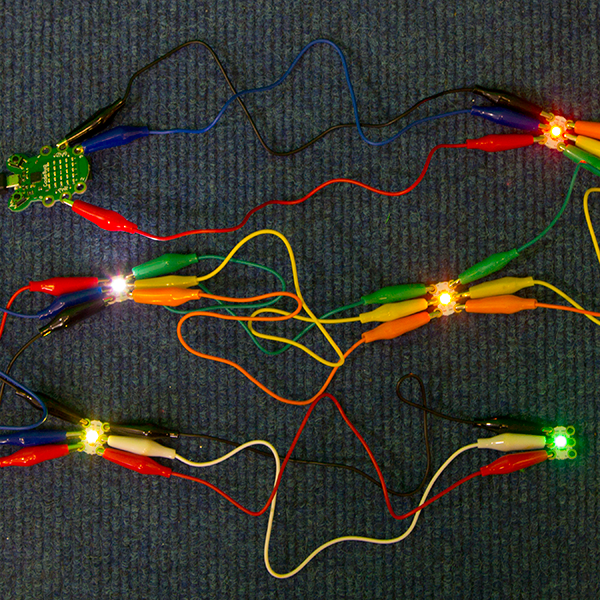 GlowBugs (5) with CodeBug (Lit)