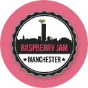 Manchester Raspberry Jam badge